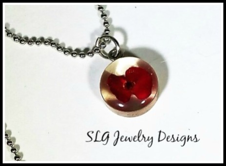 resin silver flower with border-3